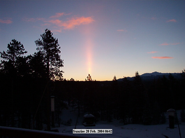 Sunrise 20 Feb 2004 0642